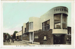 CPA - 95 - SAINT GRATIEN  - Le Foyer Municipal Et Le Marché    - - Saint Gratien