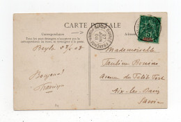 !!! GUINEE, CPA DE 1908 CACHET DE BEYDA POUR AIX LES BAINS - Brieven En Documenten