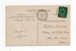 !!! GUINEE, CPA DE 1908 CACHET DE BEYDA POUR AIX LES BAINS - Briefe U. Dokumente