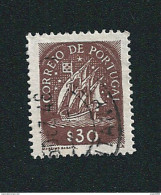 N° 632 Caravelle 30c   Timbre Portugal Oblitéré 1943 - Oblitérés