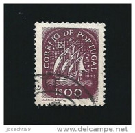 N° 635 Caravelle 1,00  Timbre Oblitéré Timbre Portugal 1943 - Oblitérés