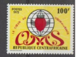 CENTRAFRIQUE  -  COEURS - Année Mondiale Du Coeur - O.M.S. (Organisation Mondiale De La Santé) - Médecine - Cardiologie - Centrafricaine (République)