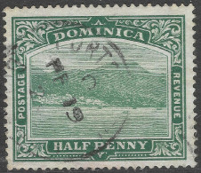 Dominica. 1908-20 "Roseau From The Sea". ½d Used. SG 47b - Dominica (...-1978)