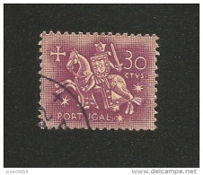 N° 776A  Sceau Du Roi Denis 30 Lilas Rose Sur Lilas     Portugal Oblitéré 1953 - Oblitérés