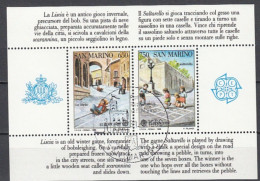 San Marino Blok  Europa Cept 1989 Gestempeld - 1989