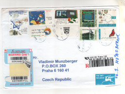 5 Timbres , Stamps ( 4 Avec Tabs ) Sur Lettre Recommandée, Registered Cover , Mail Du ?? (enveloppe Complète ) - Lettres & Documents