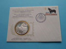 Celebration 100e Anni De SHIRE HORSE Society UK > Edit. PROOF Sterling SILVER ( +/- 25 Gr ) Int. Soc. Of POSTMASTERS ! - 1971-1980 Decimal Issues