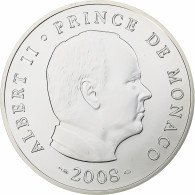 Monaco, Albert II, 5 Euro, 2008, Monnaie De Paris, BU, FDC, Argent - Monaco