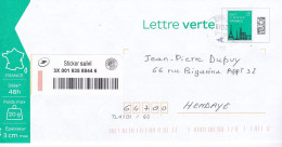 Vignette Sur Lettre " Paris " -  " Timbre Pré Imprimé Avec Vignette De Suivi " - Printable Stamps (Montimbrenligne)