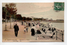 - CPA SAINT-NAZAIRE (44) - Boulevard De L'Océan Et La Plage 1909 (belle Animation) - Editions Lévy N° 53 - - Saint Nazaire