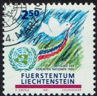 Liechtenstein 1991, Mi.Nr.: 1015, Gestempelt - Gebraucht