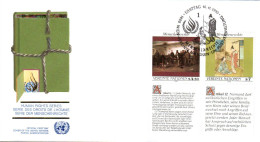 NATIONS UNIES FDC 1990 SERIE DROITS DE L'HOMME - Cartas & Documentos
