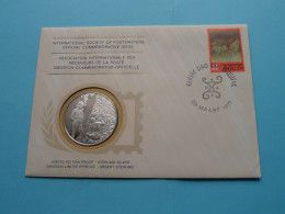 En Hommage Aux Peintures ANTILLES Néerlandais > Edit. PROOF Sterling SILVER ( +/- 25 Gr ) Int. Soc. Of POSTMASTERS ! - Antilles