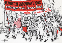 édition  Force Ouvrière -1986 - Maintien Du Pouvoir D'achat  Chirac 1°ministre - Toujours D'actualité - Labor Unions