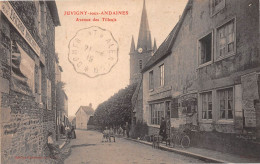 JUVIGNY-sous-ANDAINE (Orne) - Avenue Des Tilleuls - Publicité Lactine Américaine - Voyagé 1919 (2 Scans) - Juvigny Sous Andaine