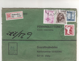 4 Timbres, Stamps Sur Lettre Recommandée, Registered Cover , Mail Du 20/07/82 Enveloppe Complète - Storia Postale