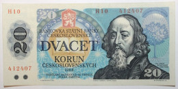 Tchécoslovaquie - 20 Korun - 1988 - PICK 95b - SPL - Tschechoslowakei