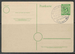 CP - Entier Postal - Sowjet Zone - Obli. Berlin. 19/04/1946 - Kommunistischen Partel Deutschlands. - Postkaarten - Ongebruikt