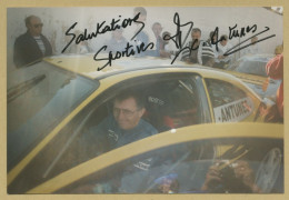 Carlos Antunes Tavares - Businessman & Racer  - Rare Signed Original Photo - COA - Sportifs