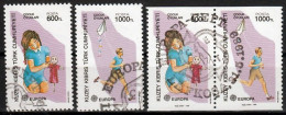 Cyprus(Turkije)  Europa Cept 1989 Type A,C Gestempeld - 1989