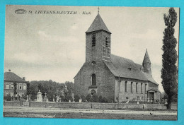 * Sint Lievens Houtem (Oost Vlaanderen) * (Préaux à Ghlin) Kerk, église, Church, Kirche, Cimetière, Kerkhof, Old - Sint-Lievens-Houtem