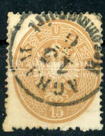 AGRAM 1863. Recommandirt 15Kr   Szép Bélyegzés - Usati