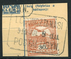 POSTAÜGYNÖKSÉG Bélyegzés LOSONCTAMÁSI - Used Stamps
