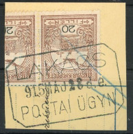 POSTAÜGYNÖKSÉG Bélyegzés LAKÁCS - Used Stamps