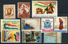 HUNGARICA Kis Levélzáró, Segélybélyeg Stb. Tétel, Ritka - Used Stamps