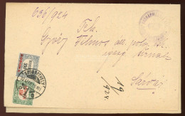 SZOMBATHELY 1924. Levél Hivatalos Bélyegekkel Sárvárra - Used Stamps