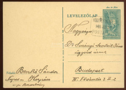 HORPÁCS 1940. Díjjegyes Levlap Postaügynökségi Bélyegzéssel - Used Stamps