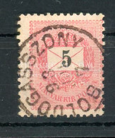 BOLDOGASSZONY 5Kr Szép Bélyegzés - Used Stamps