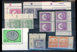 Ívszéli Kelet és Nyomdatechnikai Jelzések, Kis Tétel - Used Stamps