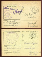II. VH . 1940-42. 2db Tábori Levlap, Szép Bélyegzésekkel - Used Stamps