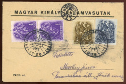 ÉRSEKÚJVÁR Levél Visszatért Bélyegzéssel - Used Stamps