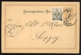 AUSZTRIA 1890. Díjjegyes Levlap, Az 1850-es Kiadás , újnyomatával. Kropf-Kloss Levelezés, Ritka Darab! - Lettres & Documents