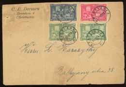 NORVÉGIA 1914. Szép Levél Budapestre Küldve - Cartas & Documentos