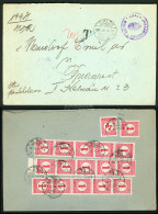 SIKLÓS 1932. Levél Budapestre Küldve 17 Bélyeges Portózással! - Used Stamps