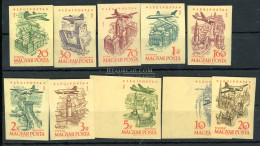 1958. Repülő, Vágott Sor - Used Stamps