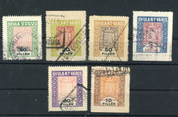 GYULA Városi Illetékbélyegek, Kis Tétel - Used Stamps