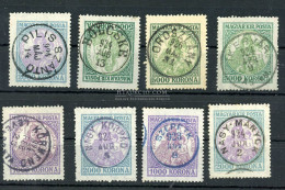 KORONÁS MADONNA Kis Tétel, Szép Egykörös Bélyegzések - Used Stamps