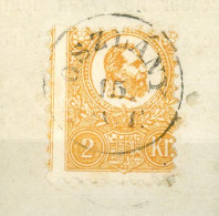 1871. OSZLÁNY Kőnyomat 2Kr Kivágáson - Used Stamps