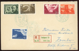 BUDAPEST 1941. Széchenyi Sor, Ajánlott Levélen, Alk. Bélyegzéssel Zomborba Küldve - Used Stamps