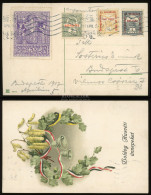 I. VH 1917. Képeslap, Levélzáróval, I.VH - Hongarije