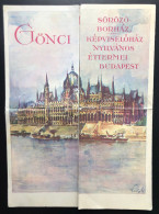 BUDAPEST 1931.  Gönci Söröző Borház, Képviselőház Nyilvános éttermei A Parlamentben, Borlap és Étlap! Rendkívül Ritka , - Menükarten