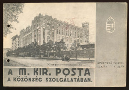 1938 A M. Kir. Posta A Közönség Szolgálatában, Ismertető Füzet, 1938. évi 1. Szám, Tűzött Papírkötésben - Non Classés