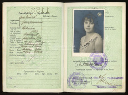 BUDAPEST 1929. Fényképes Útlevél Passport - Zonder Classificatie