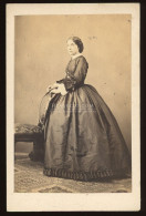 WIEN 1862. Rabending : Hölgy , Visit Fotó - Ancianas (antes De 1900)