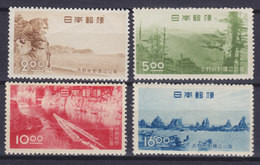 Japan 1949 Mi. 442-45 Nationalpark Yoshino-Kumano Complete Set, MH* - Unused Stamps