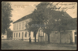 LÉGRÁD 1918. Régi Képeslap, Tűzoltószertár, Iskola - Hungría